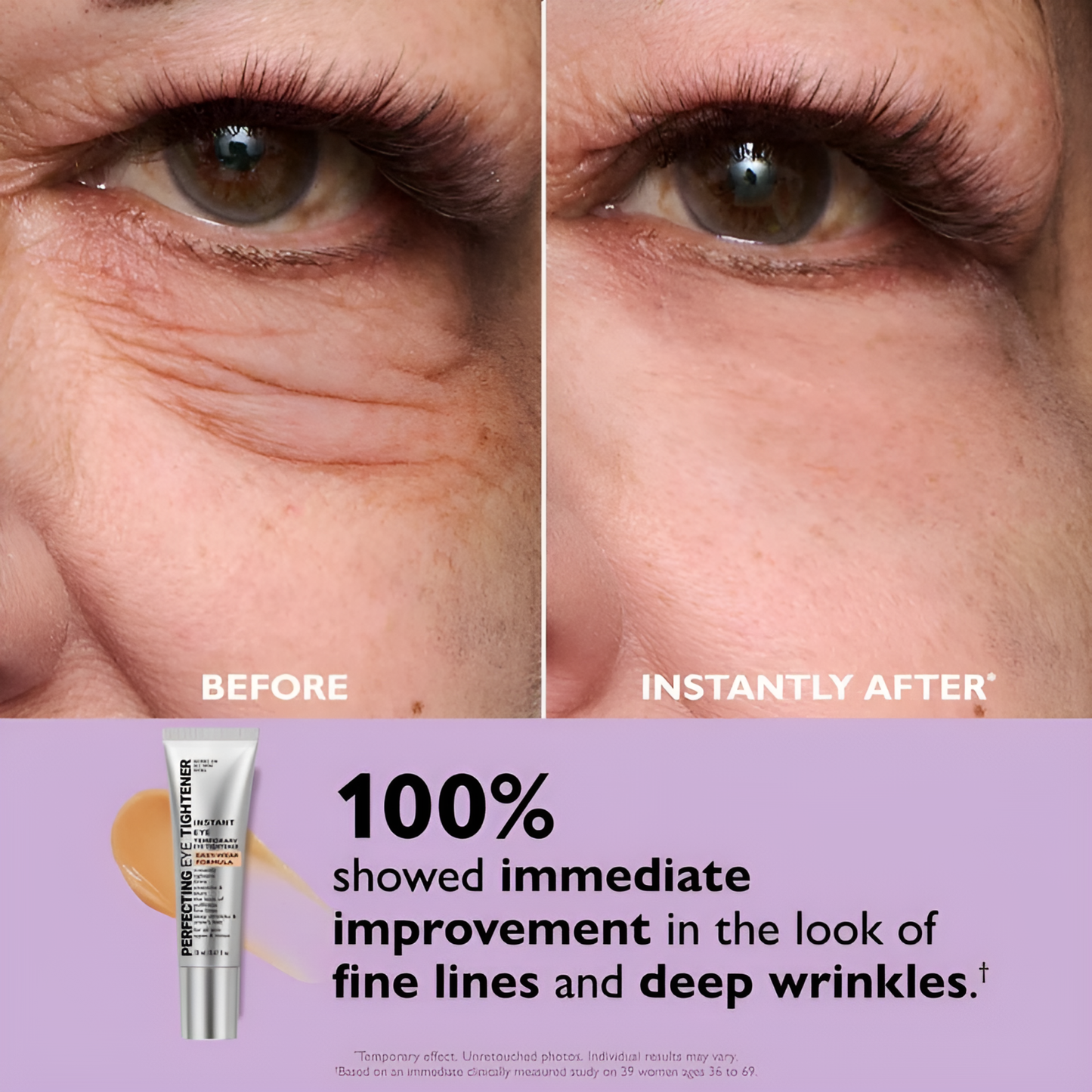 Instant Eye Tightener Easy-Wear Technology